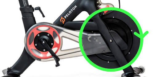 Flywheel RPMs are not directly used for calculating Peloton speed.