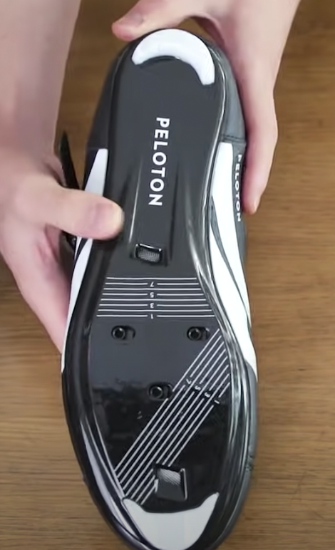 Peloton shoe - underside